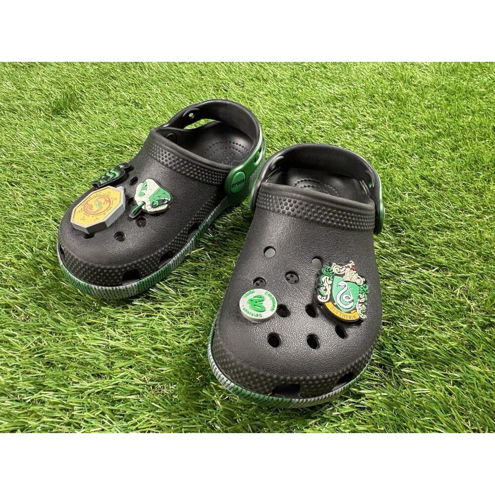 CROCS Harry Potter Slytherin Classic Clog Jibbitz Toddler 10 Special Edition